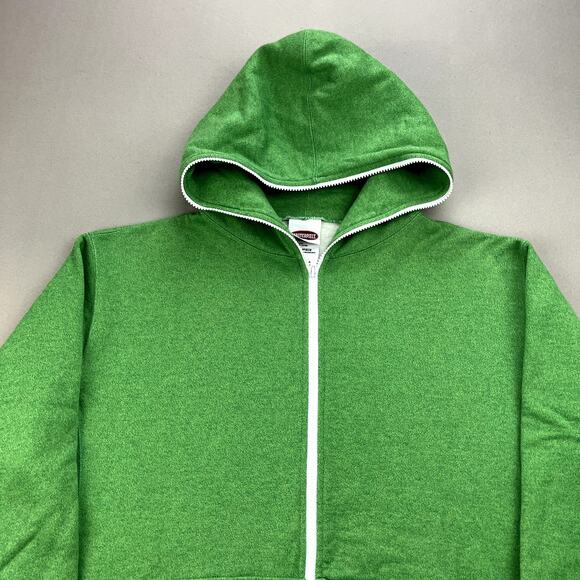 Masterpiece Hoodie Sweatshirt Adult Large Green Full Zip College Made in Japan - Picture 2 of 10